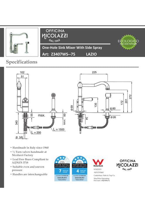 Nicolazzi Lazio WS Z3407WS