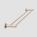 ELIO Ascot Double Towel Rail 600mm - Brushed Champagne Gold - ELIO-ASC-DTR600-BCG