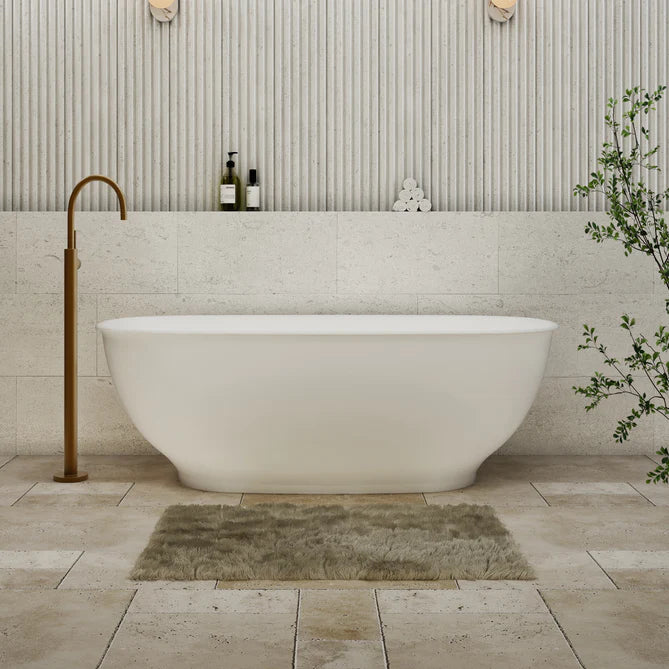 Cassa Design Hampton Freestanding 1700mm Bath in Matte White