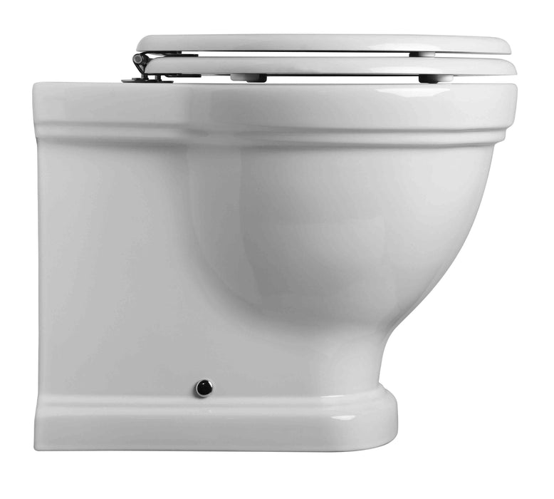 Turner Hastings Claremont Floor Pan with seat, Geberit Inwall Cistern & ABS Button
