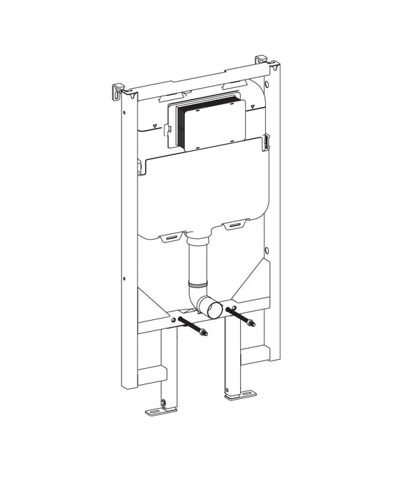 Seima InWall C200 Cistern – Pneumatic actuation