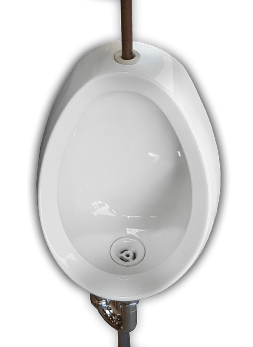 Turner Hastings Leon Ceramic Urinal - Top Inlet Bottom Outlet