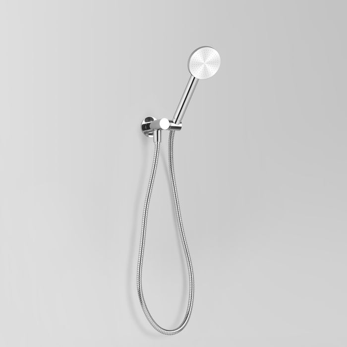 Astra Walker Icon Wall Mounted Single-Function Hand Shower Swivel with Integrated Holder/Elbow – A69.42.V8.M