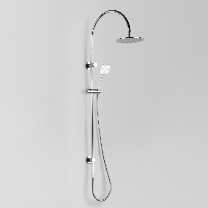 Astra Walker Icon Exposed Shower with 200mm Rose & Single-Function Hand Shower & Integrated Diverter – A69.24.V4.M