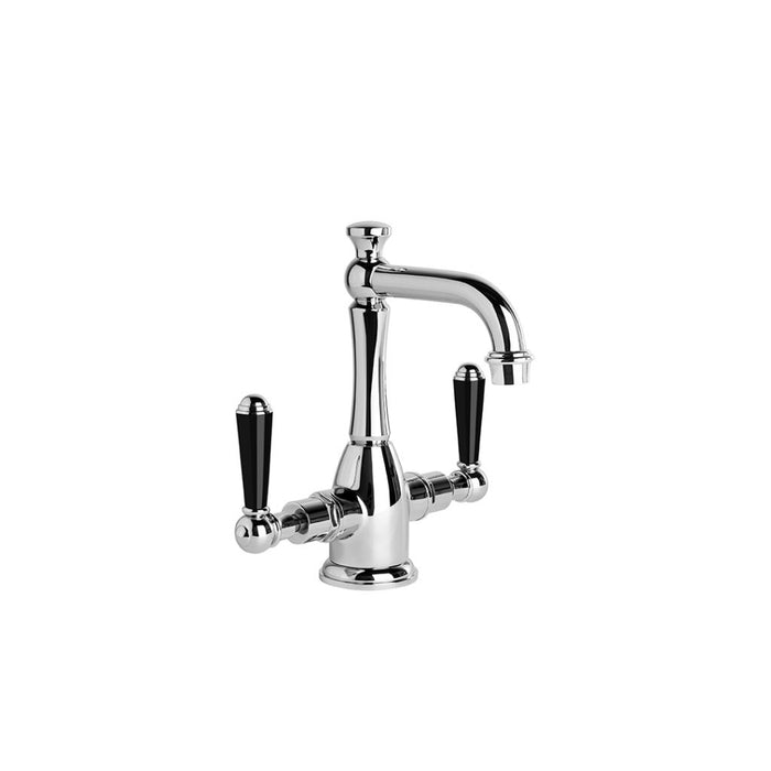 Brodware Neu England Basin Mixer - Black Porcelain Lever