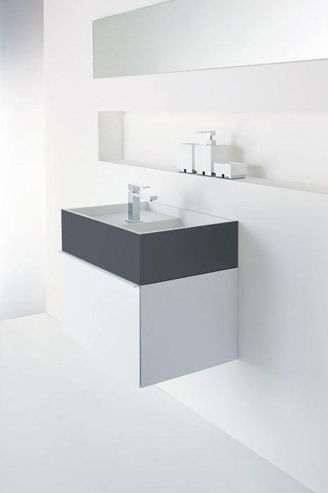 Omvivo CDesign 620 Solid Surface Wall Hung Basin 1TH 620mm