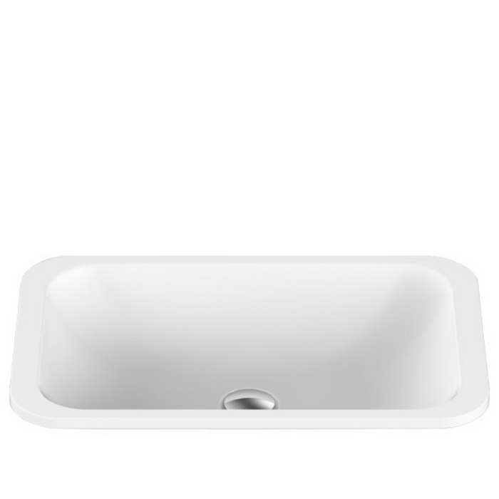 ADP Glory Solid Surface Matte White Inset Basin 545x355mm