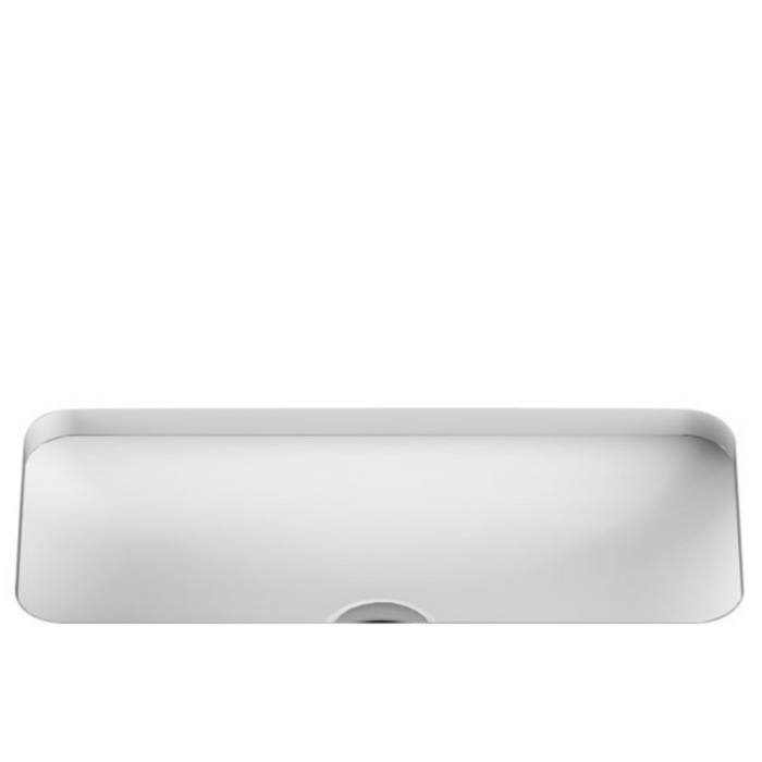 ADP Hope Gloss White Solid Surface Undermount Basin 495x255mm