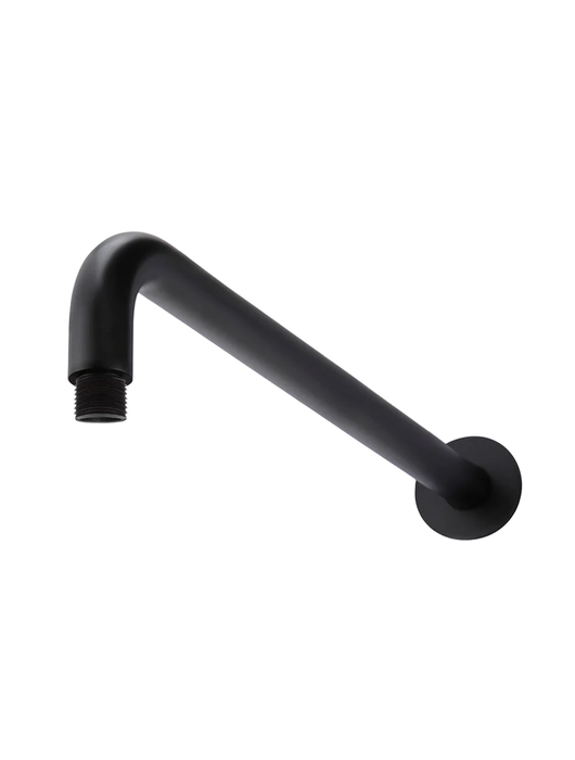 Meir Round Wall Shower Curved Arm 400MM