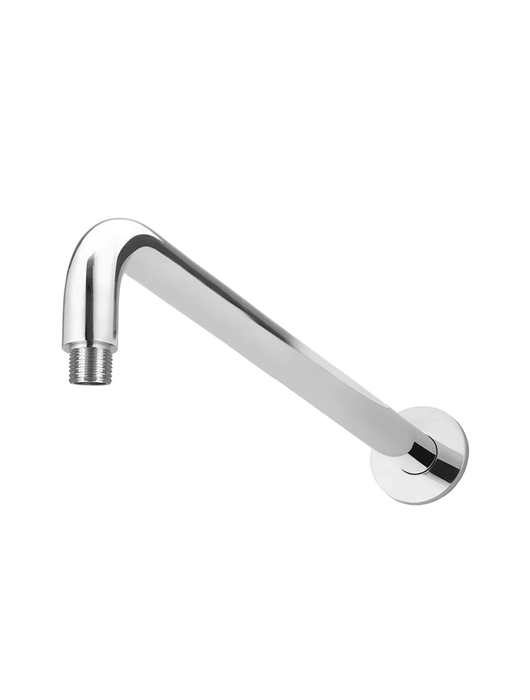 Meir Round Wall Shower Curved Arm 400MM