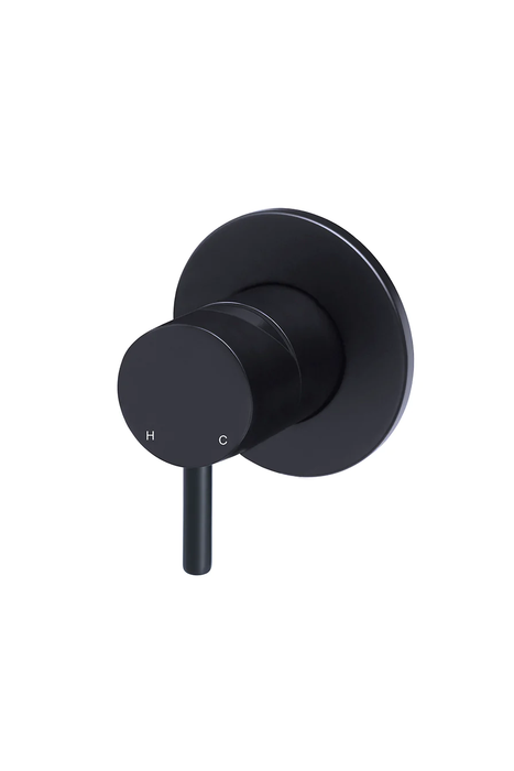 Meir Round Wall Mixer Short Pin-Lever (inc. in-wall body)