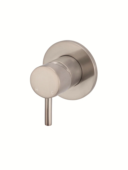 Meir Round Wall Mixer Short Pin-Lever (inc. in-wall body)