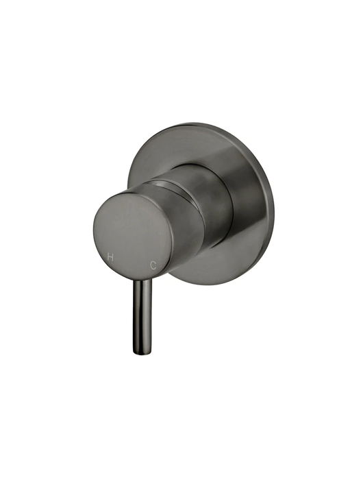 Meir Round Wall Mixer Short Pin-Lever (inc. in-wall body)