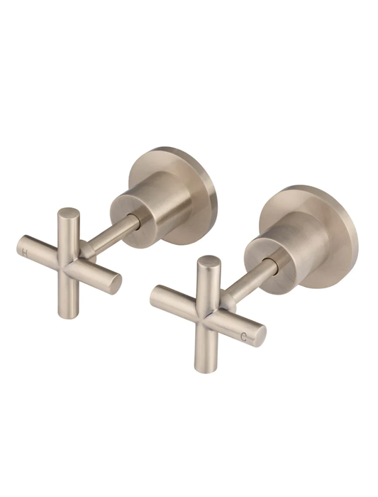 Meir Round Cross Handle Jumper Valve Wall Top Assemblies