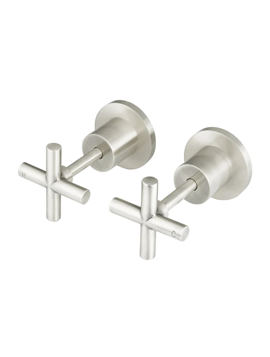 Meir Round Cross Handle Jumper Valve Wall Top Assemblies