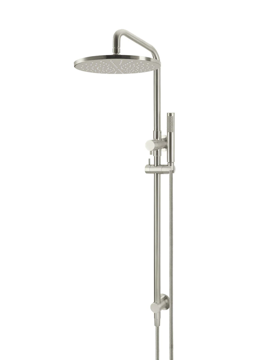 Meir Round Combination Shower Rail, 300MM Rose, Single Function Hand Shower