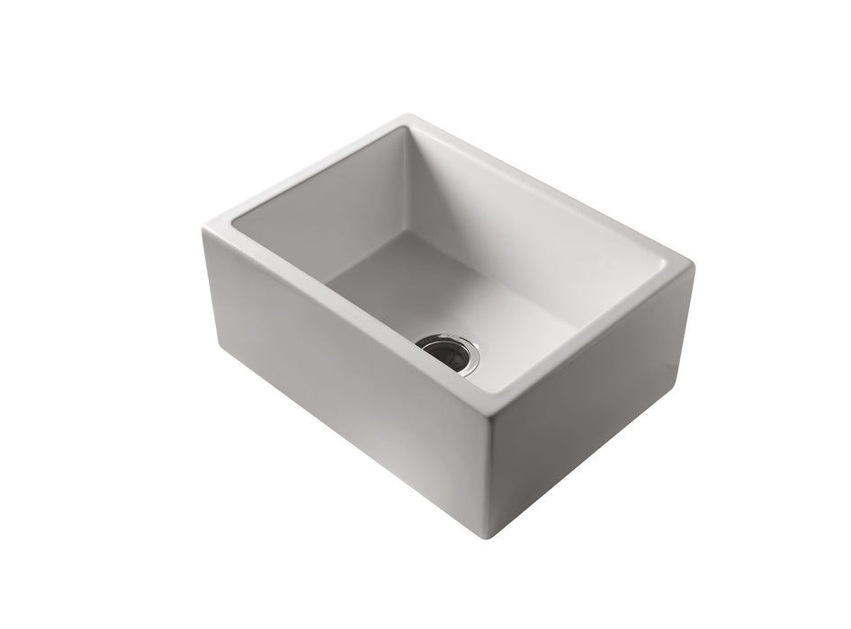 Turner Hastings Patri 60 x 46 Fine Fireclay Single Bowl Butler Sink 600mm