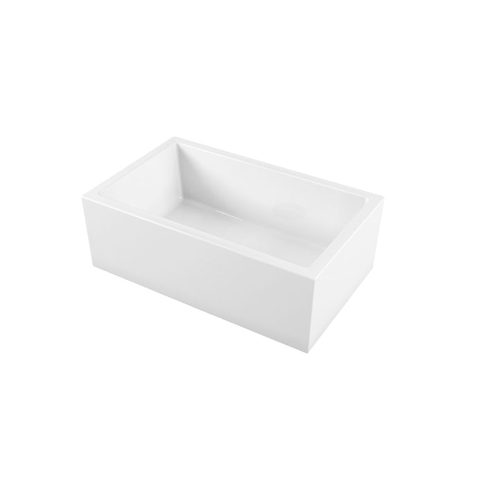 Turner Hastings Patri 75 x 46 Fine Fireclay Single Bowl Butler Sink 750mm