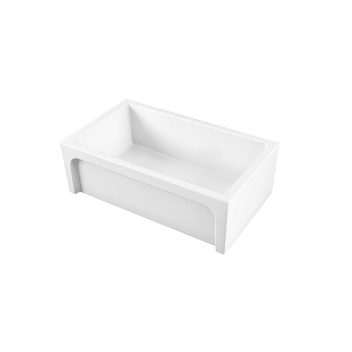 Turner Hastings Patri 75 x 46 Fine Fireclay Single Bowl Butler Sink 750mm