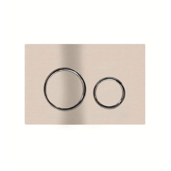 Meir Sigma 21 Champagne Round Button Flush Plate for Geberit