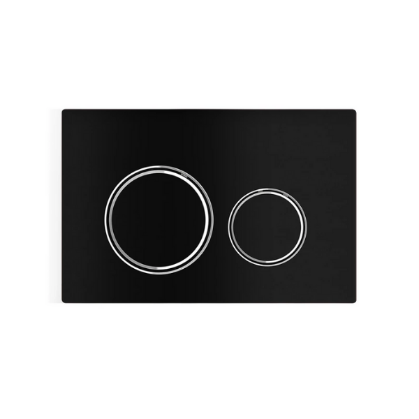 Geberit Sigma 21 Matte Black Round Button Flush Plate