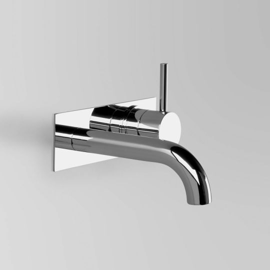 Astra Walker Icon Wall Set with Mixer on Backplate with 155x25mm Spout - a69.05.48.bp