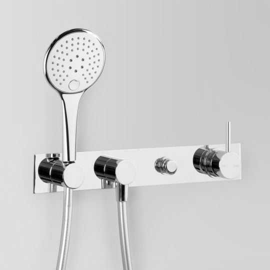 Astra Walker Icon Multi-Function Hand Shower & Mixer with Diverter on Backplate - a69.48.42.v5