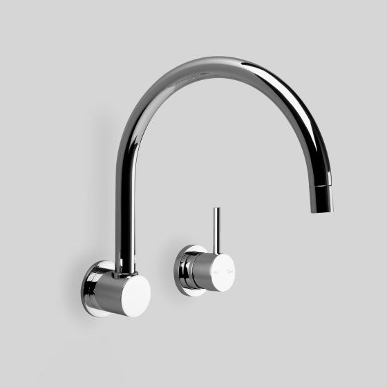 Astra Walker Icon Wall Set with Swivel Spout & Mixer - a69.28.48