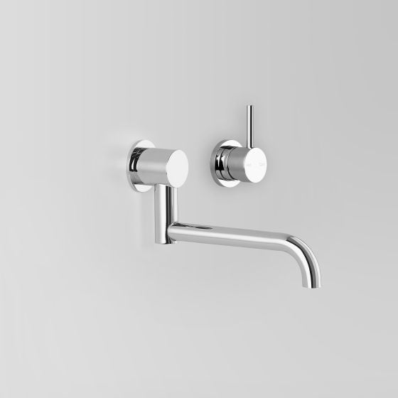 Astra Walker Icon Wall Set with Underslung Swivel Spout & Mixer - a69.29.48